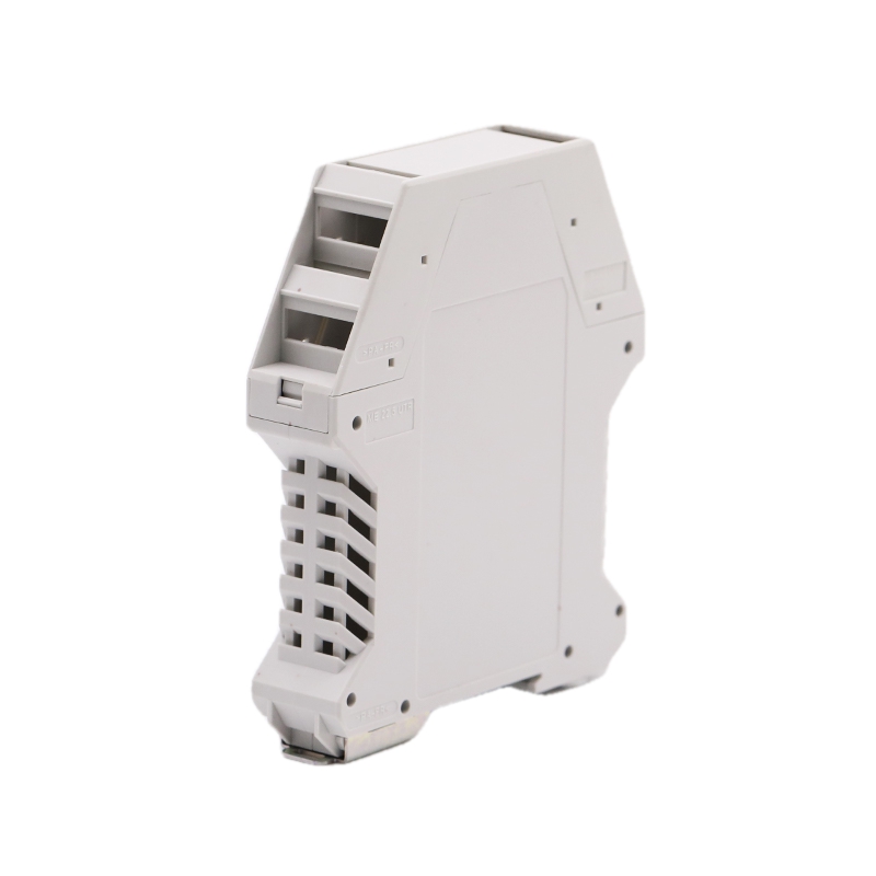 PCB terminal-blokearen sarrera DIN errailen itxitura