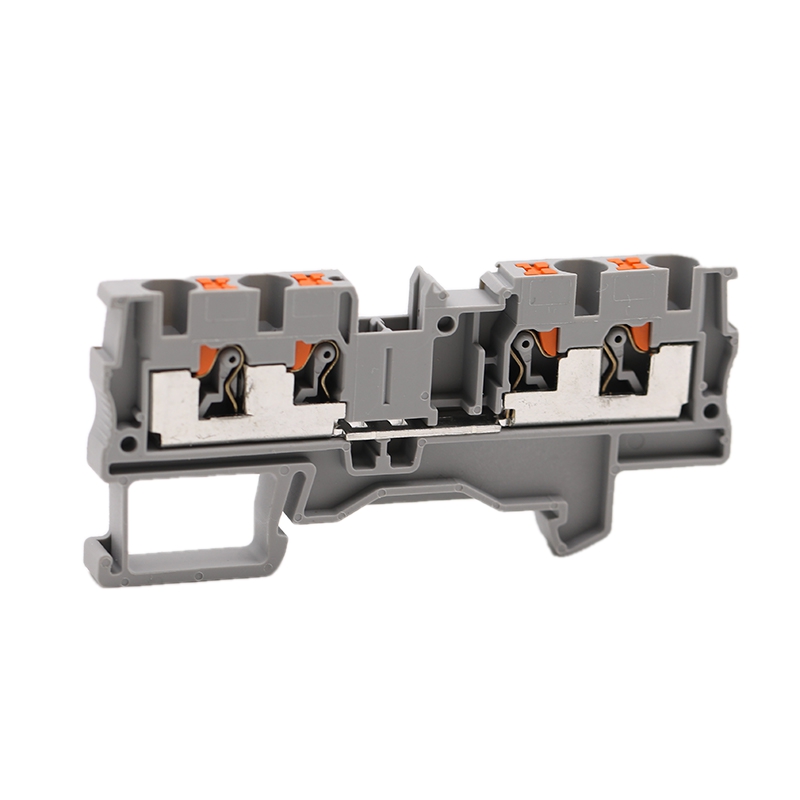 32A 800V Spring Mota Rail Terminal blokea Din Rail muntatuta