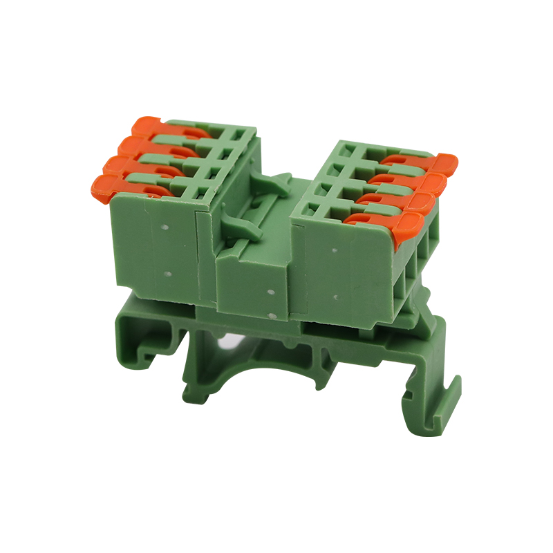 Din errail entxufagarria 5.08MM-ko terminal-blokea